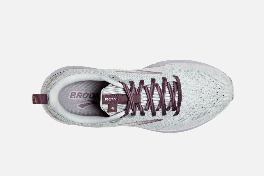 Brooks Revel 4 Road Running Shoes Womens White 780614-PQT